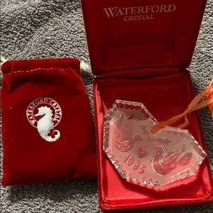 1985 waterford crystal ornament